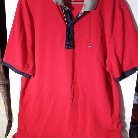 Tommy Hilfiger XXL Red Polo - Picture 8 of 11